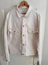 YMC You Must Create White/Beige Denim Jacket L/36  Excellent Condition