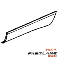 2007-2017 GMC ACADIA FRONT DOOR LOWER MOLDING NEW OEM 22763773