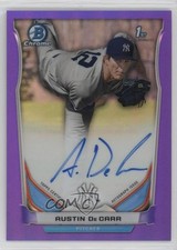 2014 Bowman Draft Chrome Pick Purple Refractor 4/10 Austin DeCarr Auto 0bz