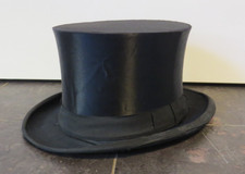 26822/ Original Chapeau Claque, Zylinder, Klapphut Größe ca. 58