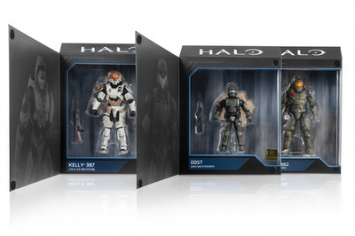 Halo ODST Halo Jerome-092 & Halo Kelly-087   Jazwares 3-action figures  NIB