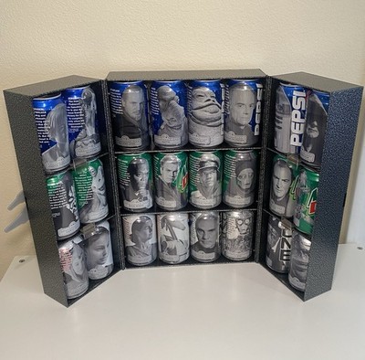 1999 Star Wars Episode 1 Complete Pepsi 24 Can Set in Collectors