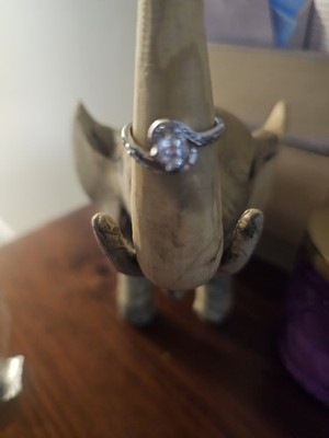 antique Diamond ring gold White