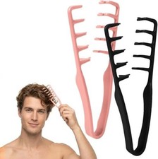 2 Pack Texture Comb, Volumizing Fluffy Texture Styling Comb for Men and Women,