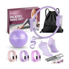 Pilates Ring Kit for Women, Pilates Equipment Accessories, Home Workout Set w...