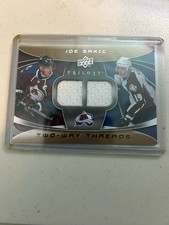 Upper Deck 2008-09 Trilogy Two-Way Threads Joe Sakic Memorabilia 2W-SK Avalanche