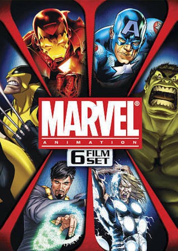 MARVEL DVDセット Marvel Animated Features: 6 Film Set (DVD, 2009, 6-Disc Set