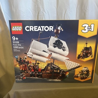 LEGO CREATOR: Pirate Ship (31109) NIB FS MINOR BOX DAMAGE SEE PICS