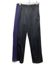 Needles          Track pants Black x Purple FK193