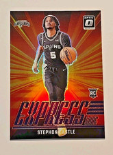 2024-2025 Donruss Optic Stephon Castle RC Purple Express Lane Spurs