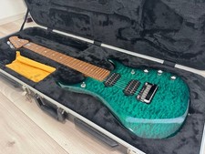Chitarra Elettrica Ernie Ball Music Man JP15 7 Teal Quilt Edizione Limitata USA