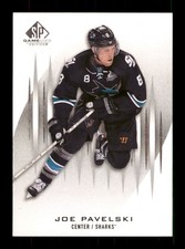  21 Joe Pavelski 8 Sharks 2013 Upper Deck Hockey Sports Trading Card 