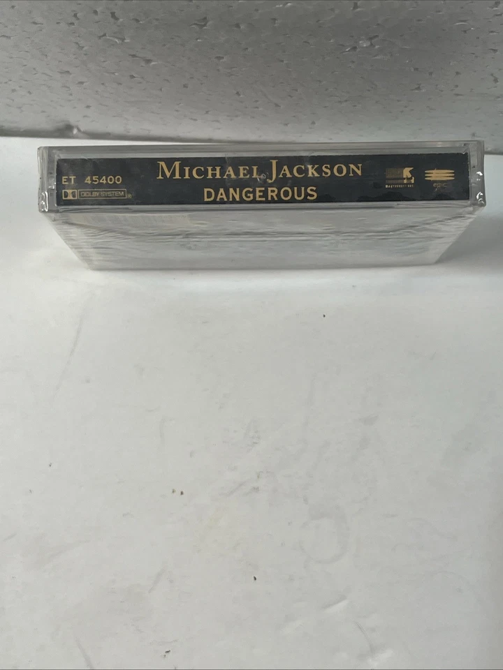 Michael Jackson Dangerous Cassette Tape 1991 Epic ET45400 Sealed New - Image 2 of 4