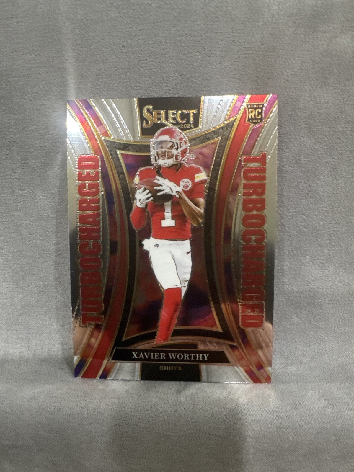 2024 Panini Select - Turbocharged Xavier Worthy #14 (RC)