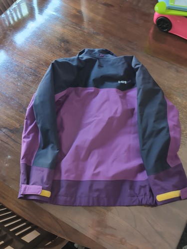 Helly Hansen Girls Purple Rain Jacket Size: 9 (134) - Picture 4 of 7