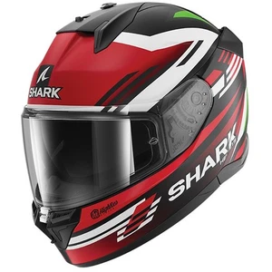 Shark D-Skwal 3 Firstlap Red Green White Matt KBR Full Face Motorcycle Helmet