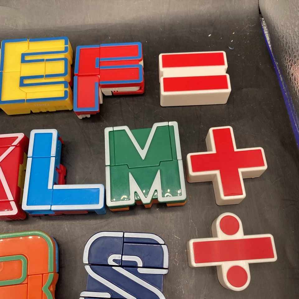 Lakeshore Toys Alphabots Transforming Letters and Numbers Complete Set - Image 4 of 4