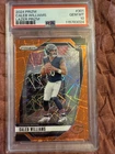 2024 prizm football caleb williams orange lazer Rookie Chicago Bears PSA 10 #301