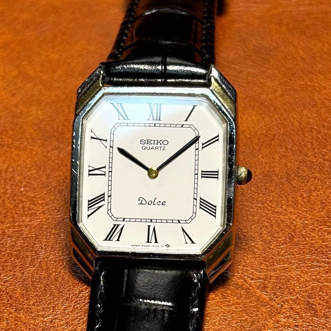 Seiko Dolce Rectangular Tank Watch 1981 Working B… - image 2