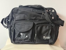 Wickeltasche schw.,m. Winnie Pooh Wickelunterl.,2fach unterteilt,B:~36cm,H:~32cm