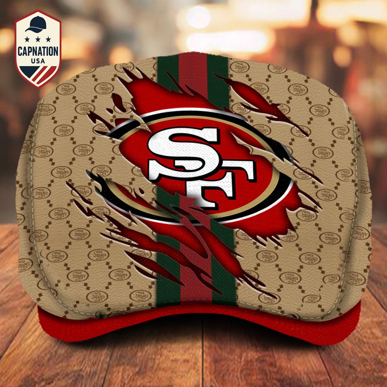 San Francisco Team 49ers Jeff Cap NFL Flat Cap NFL Golf Cap NFL Newsboy Cap