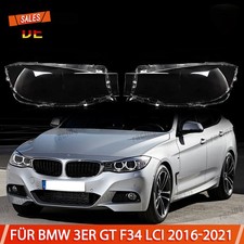 Links+Rechts Für BMW 3 GT F34 LCI 2016-2021 Scheinwerferglas Scheinwerfer Glas