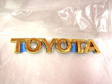 New Gold Toyota Emblem Badge