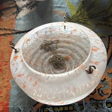 Art Deco Ceiling Plaffonier Flycatcher Bowl Light Pendant Shade Multi Coloured