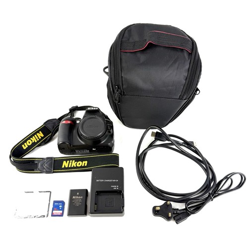 Nikon D3100 DSLR Camera Body + Battery, Charger, 16GB SD & Bag – Fully Working - Picture 3 of 13