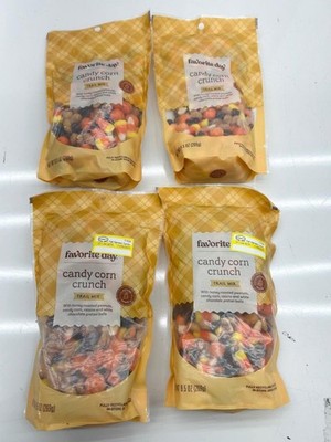 Qty 4- Favorite Day Candy Corn Crunch Trail Mix 9.5 oz. Bags Exp. Jun/Aug 2026