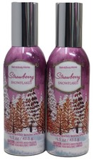 x2 Strawberry Snowflakes Bath Body Works Room Spray Mist 1.5 oz Brand New