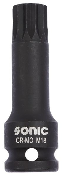 Fits SONIC 86807818 Socket SPLINE / XZN 1/2"" M18 86807818 Socket impact 1/2"" (1