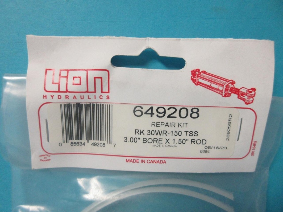 RED LION RK30WR-150 HYDRAULIC CYLINDER REPAIR KITS 3