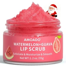 AMOADO Sugar Lip Scrub for Dark Lips – Exfoliating Lip Scrub for Smooth & Soft