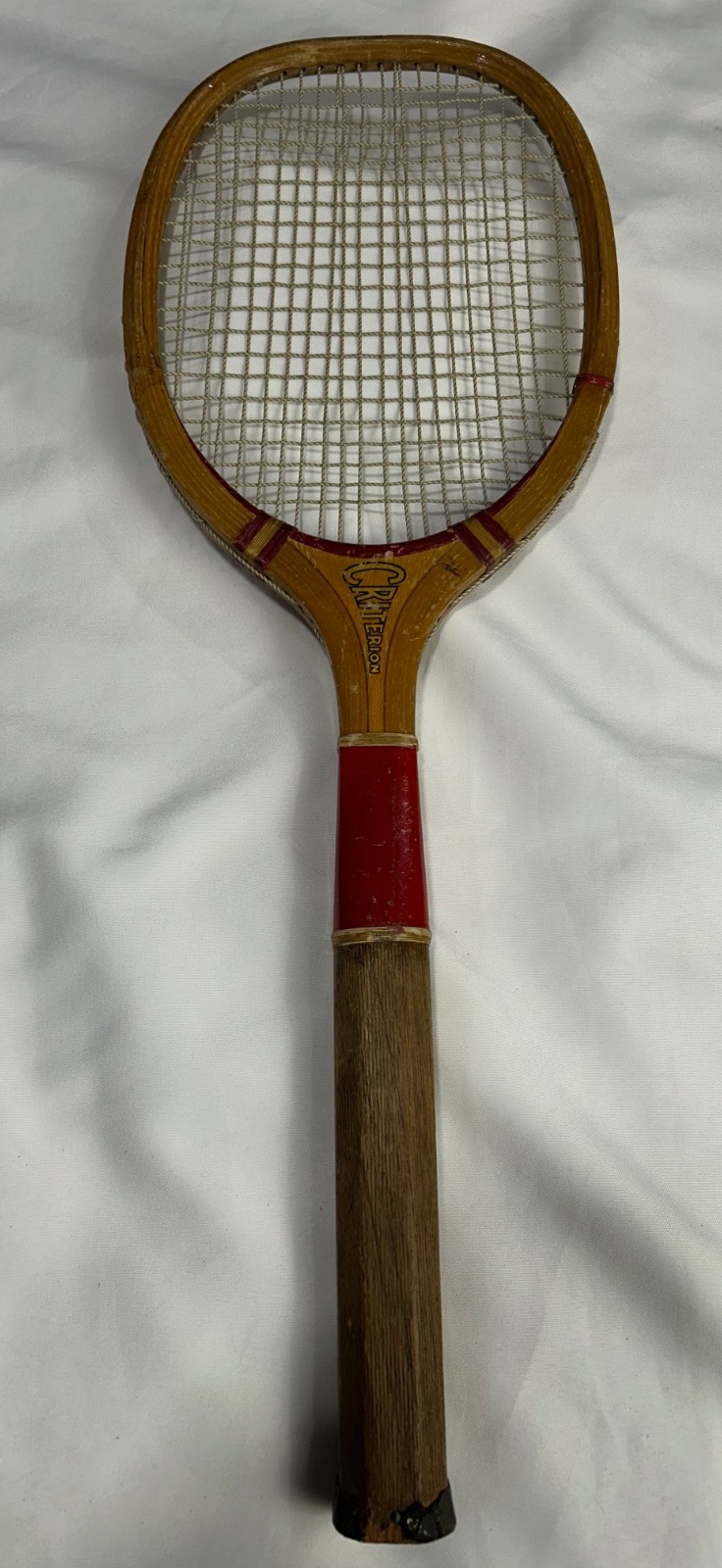 Vintage 1920s Wright & Ditson Criterion Wooden Antique Tenni