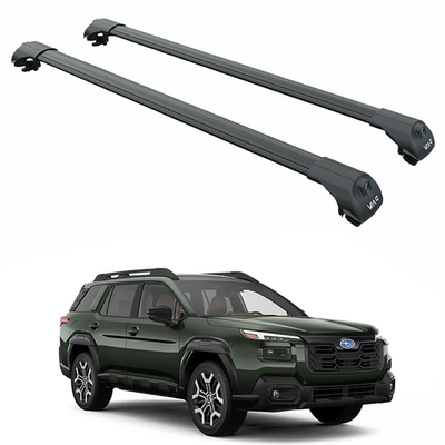 #ad For Subaru Outback 2026 Up Roof Rack Cross Bars Raised Rail Black $169.00