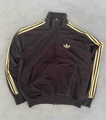 Adidas Originals Firebird Track Jacket XL Schwarz Beige Gold Trainingsjacke