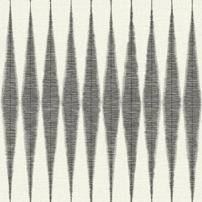 RoomMates Handloom Magnolia Home Wallpaper Black: Self-Adhesive Removable