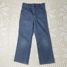 Vintage 1980s Sears Boys 6 Slim High Waist Jeans Denim Pants