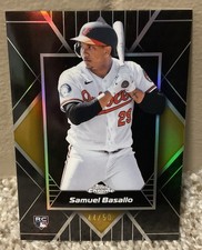 2026 Topps Chrome Samuel Basallo Shadow Etch RC Gold Refractor #/50 Orioles