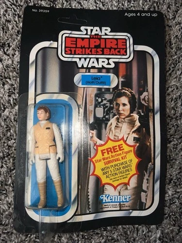 Vintage 1980 Kenner STAR WARS Princess Leia Hoth Outfit  Carded 41 Back