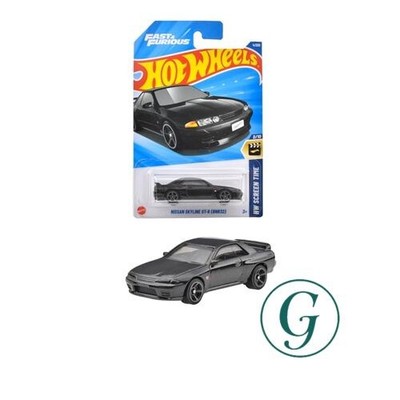 Hot Wheels Basic Car Nissan Skyline GT-R BNR32 Fahrzeug Spielzeug Miniaturaut...