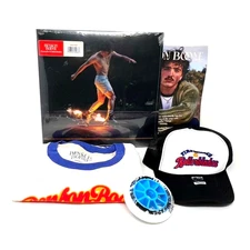 BENSON BOONE Fireworks & Rollerblades PROMO BOX Clear Vinyl LP, Shirt, Hat Wheel