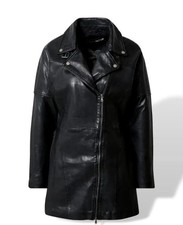 Damen Ledermantel