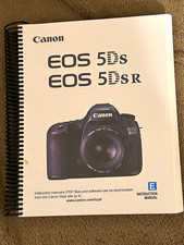 Canon EOS 5DS / 5DS R Digital SLR Instruction Manual - Spiral Bound
