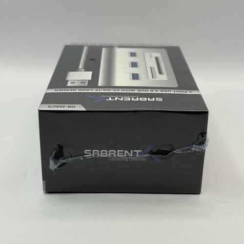 New! Sabrent Premium 3 Port Aluminum USB 3.0 Hub with Multi-in-1 Card Reader - Picture 5 of 6
