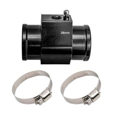 3 PCS Auto Water Temp Joint Pipe Aluminum Sensor Gauge Radiator Hose 38MM Kit