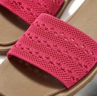 NWOB Rothy's The Slide Sandals Women's Size 9 Rouge Crochet — photo 2