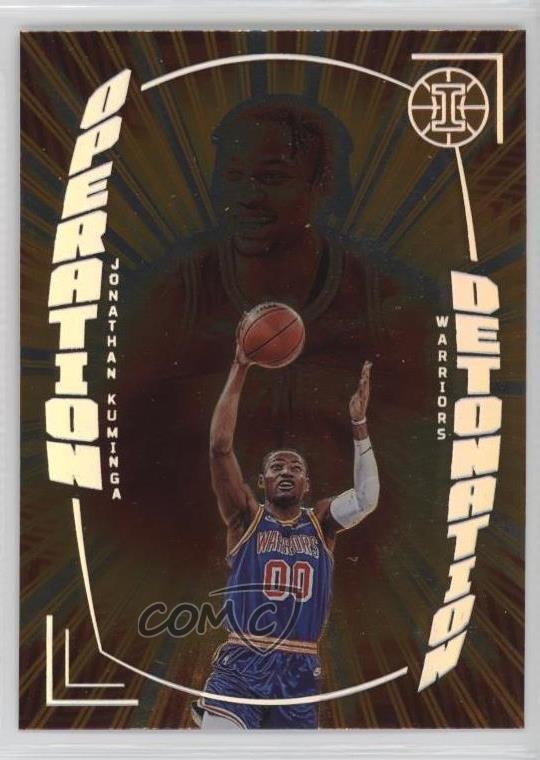 2021 Illusions Operation Detonation Orange Jonathan Kuminga #39 Rookie RC 17mj