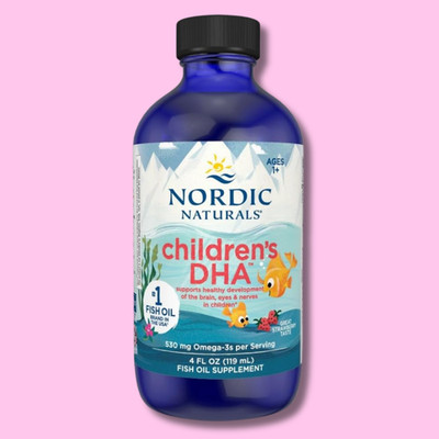Children's DHA Liquid - Omega-3 DHA Oil For Kids, 4 oz.